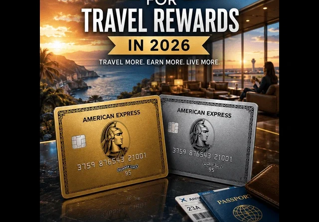 Best American Express travel card for 2026 featuring premium travel rewards, airport lounge access, luxury hotel benefits, flexible Membership Rewards, and global travel protection.