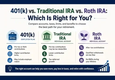 401(k) vs. Traditional IRA vs. Roth IRA