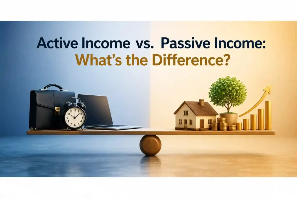 Active Income vs. Passive Income