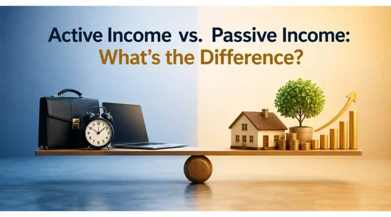 Active Income vs. Passive Income