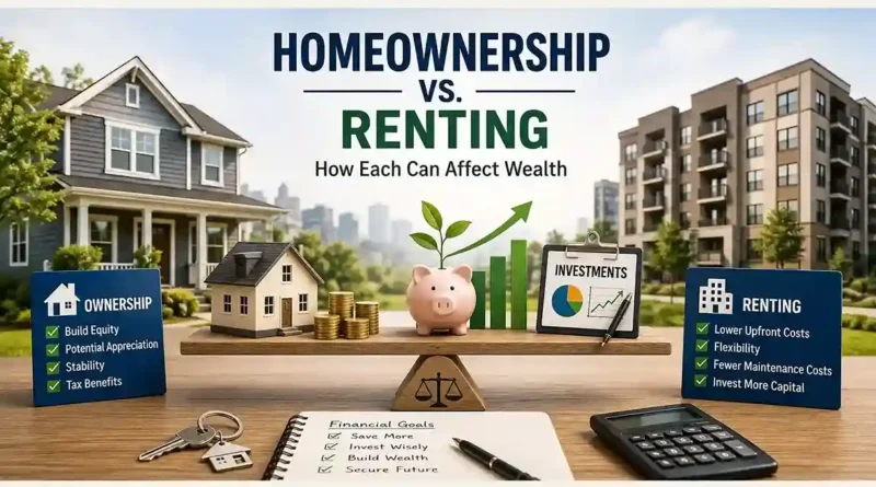 Homeownership vs. Renting Affecting Wealth