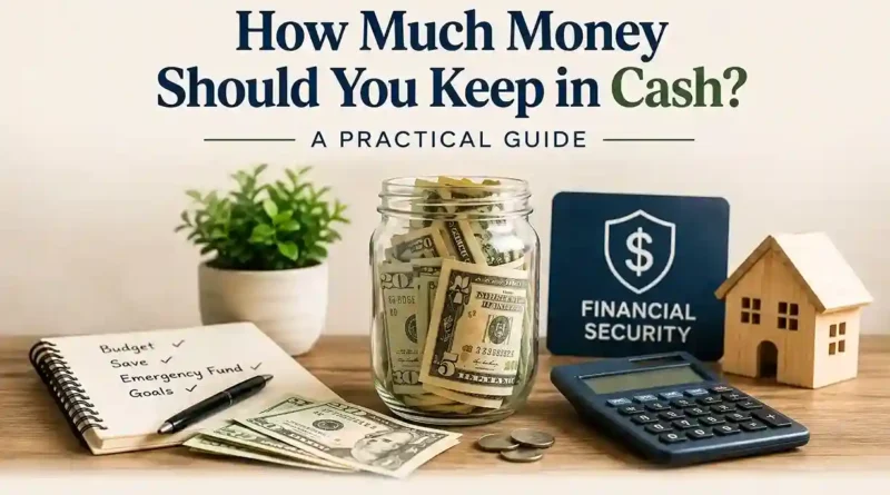 How much money should you keep in cash for emergencies and financial security