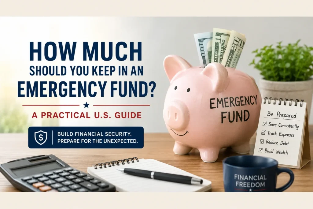 How much should you keep in an emergency fund in the U.S.