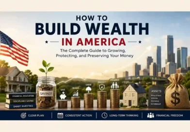 How to build wealth in America through saving, investing, asset ownership, and long-term financial planning