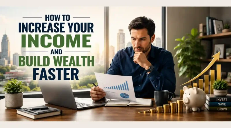 How to increase your income and build wealth faster