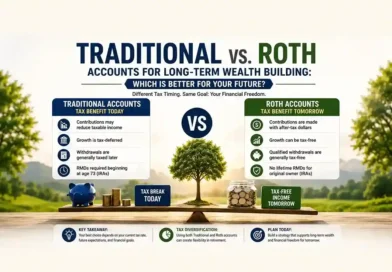 Traditional vs. Roth Accounts for Long-Term Wealth Building