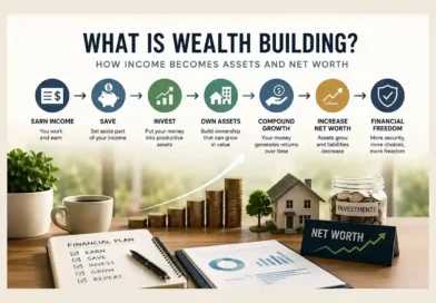 What is wealth building and how income becomes assets and net worth