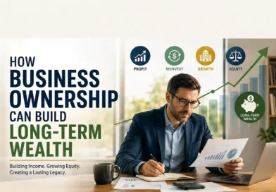 How business ownership can build long-term wealth through profits, equity, growth, and reinvestment