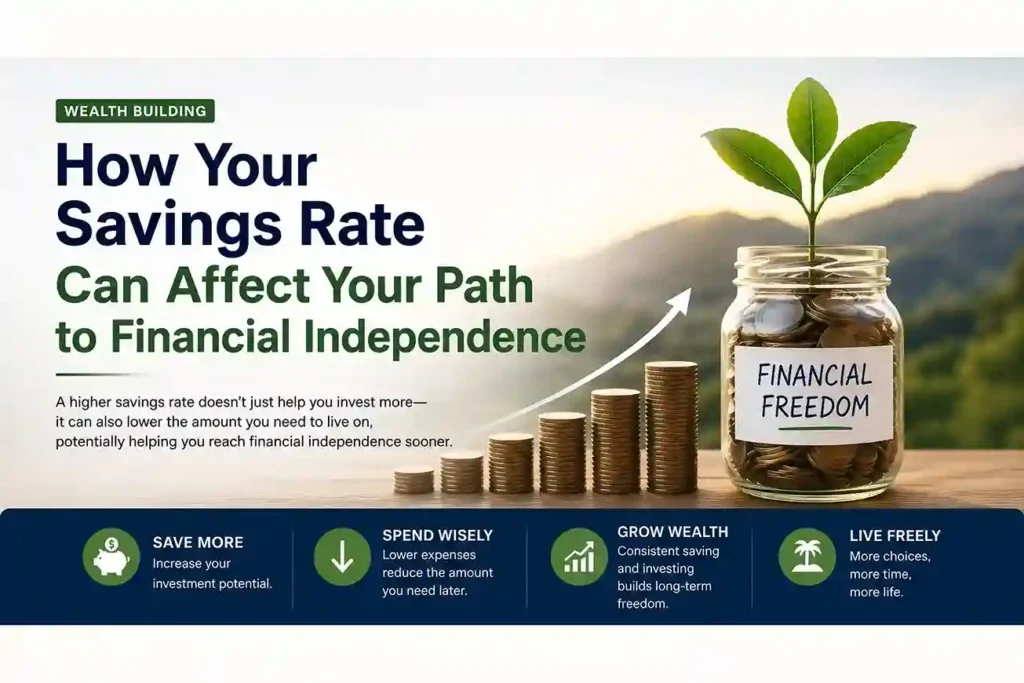 How Saving Rate Affects Financial Independence