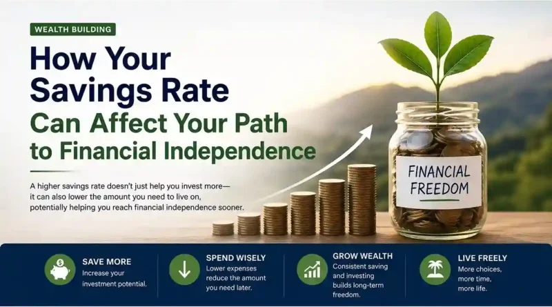 How Saving Rate Affects Financial Independence