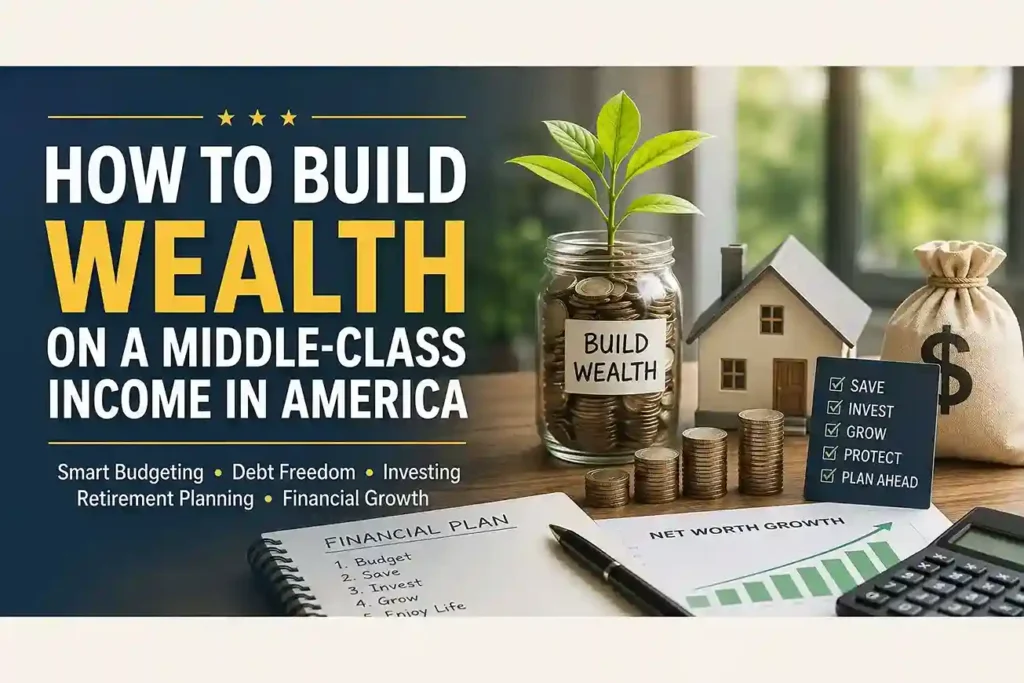 How to build wealth on a middle-class income in America