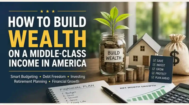 How to build wealth on a middle-class income in America