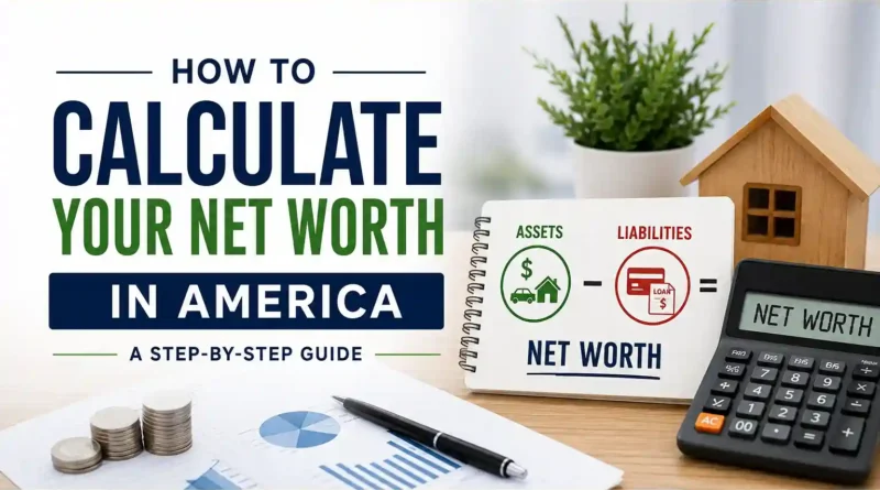 How to calculate your net worth in America using assets and liabilities