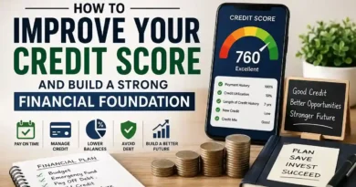 How to Improve Your Credit Score and Build a Strong Financial Foundation How to improve your credit score and build a strong financial foundation