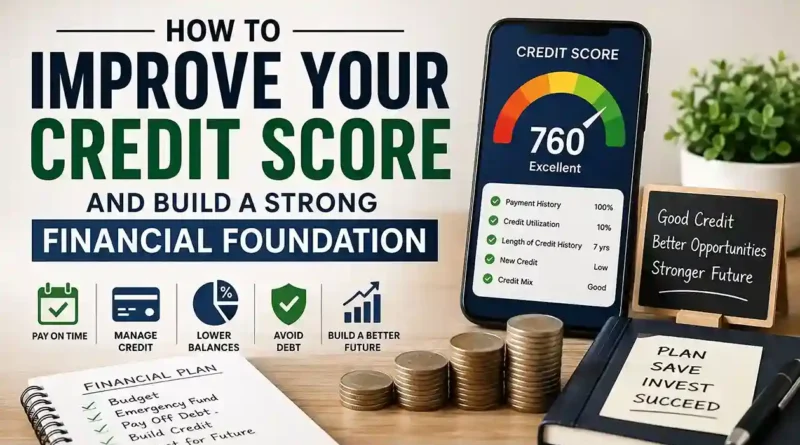 How to improve your credit score and build a strong financial foundation