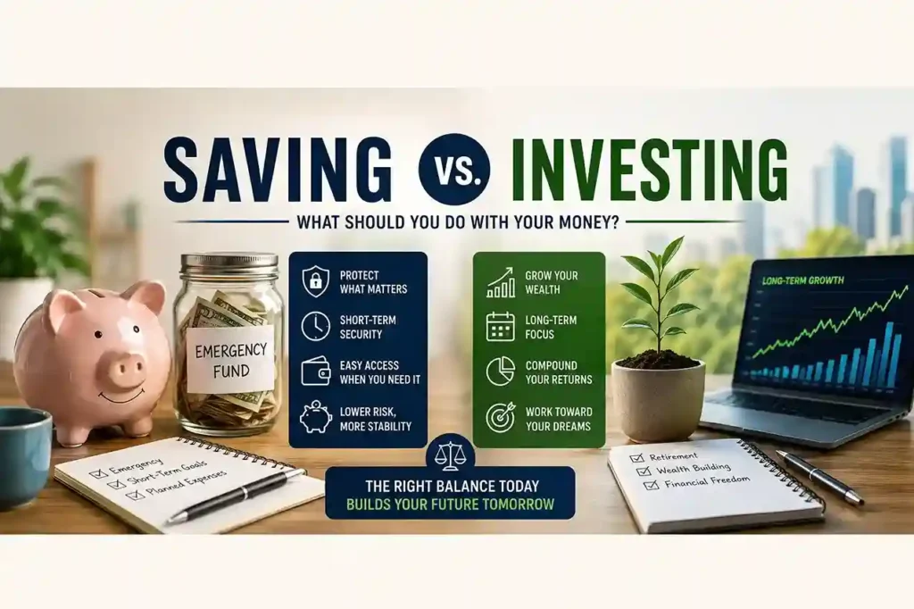 saving vs. investing